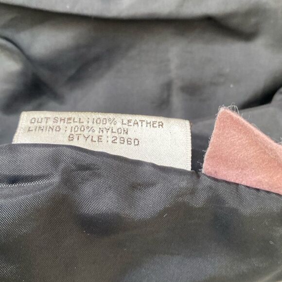 NOT FOR SALE Vintage Berman’s the Leather Experts Black Cropped Women’s Vest - Picture 5 of 6